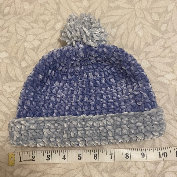 New Hand-crocheted Plush Beanie - Picture 2 of 5